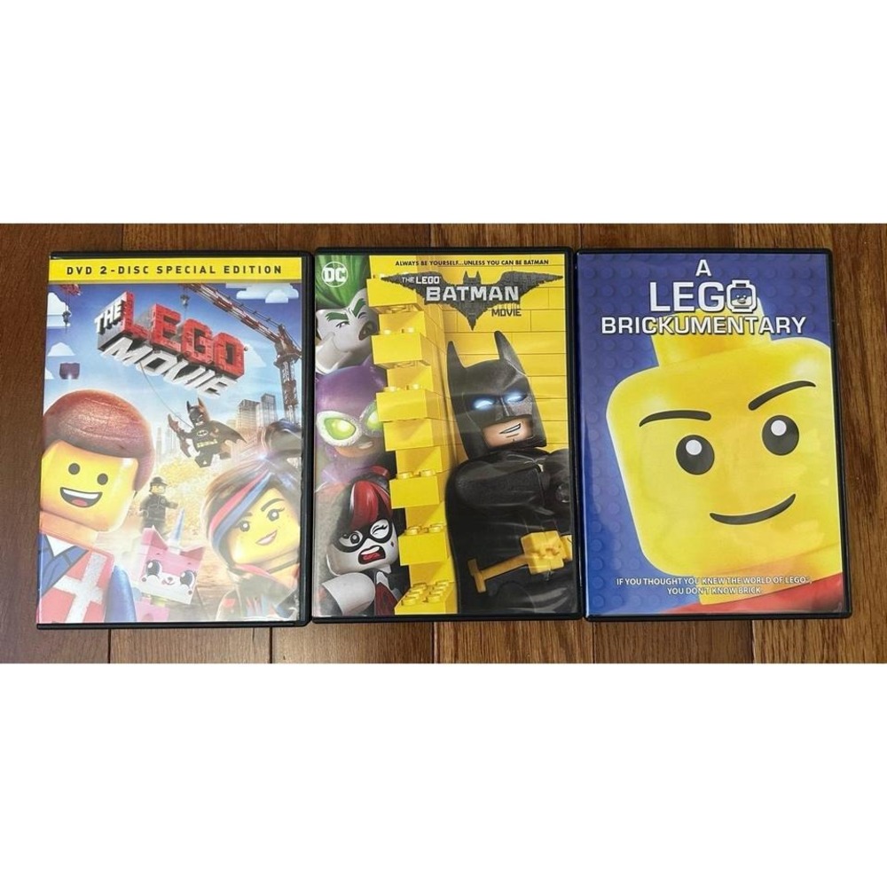 Lego dvds, set of ‎ 3